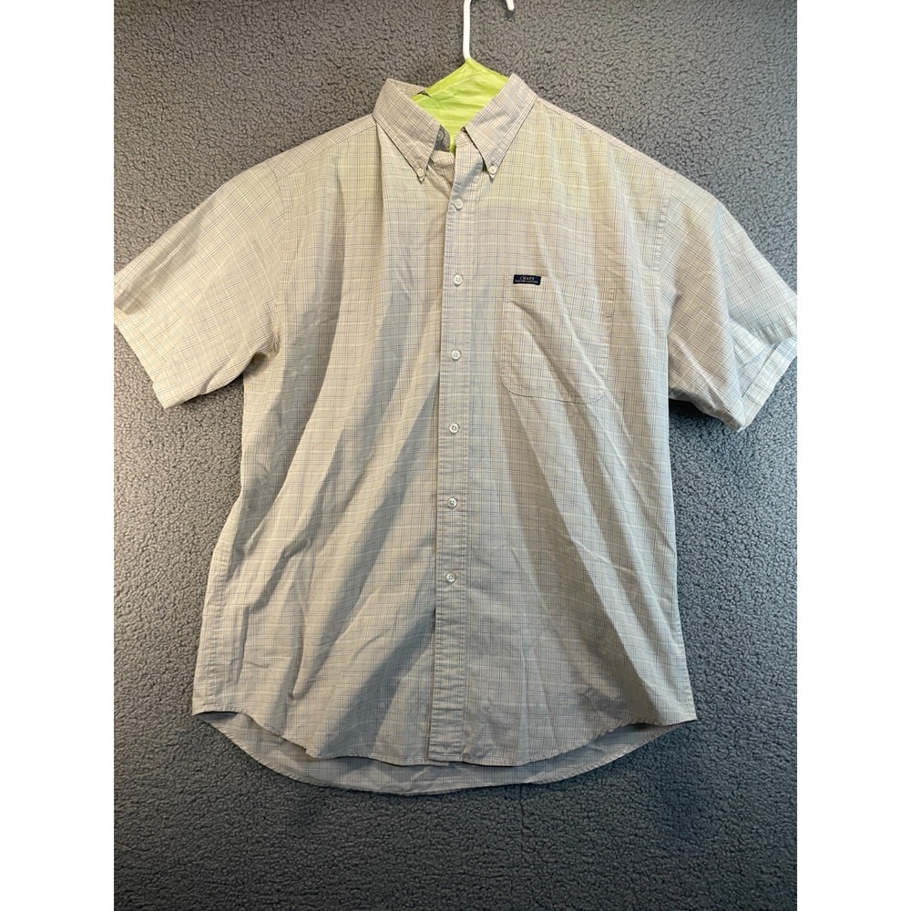 Vintage CHAPS Polo Ralph Lauren Check Button Shirt Mens Size L